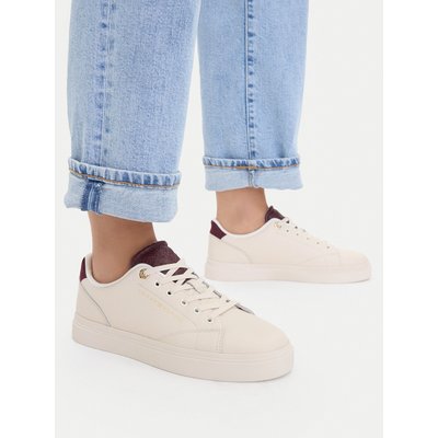 Sneakers Tommy Hilfiger Th Feminine Cupsole Monogram FW0FW09606 Creme