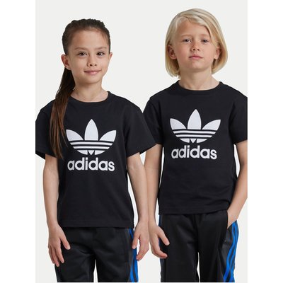 adidas T-Shirt adicolor Trefoil IY2385 Schwarz Regular Fit