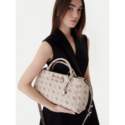 Handtasche Guess Carrie Logo HWGP98 98060 Écru