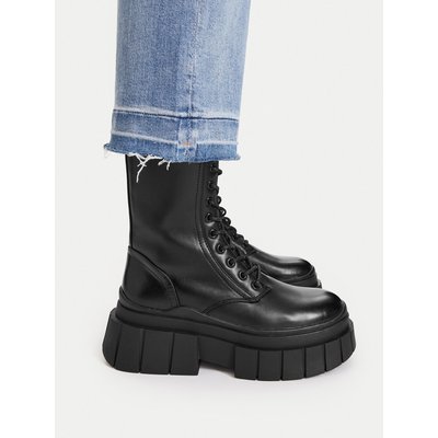 Schnürstiefeletten DeeZee HY305-21 Schwarz