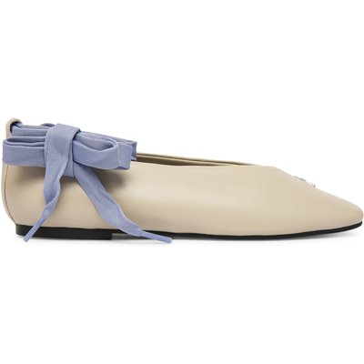 Ballerinas Tommy Jeans Tjw Ballerina With Laces EN0EN02939 Écru