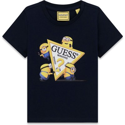 Guess Jeans T-Shirt N6YI28 K6652 Dunkelblau Regular Fit
