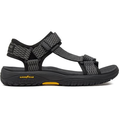 Sandalen Skechers Lomell-Rip Tide 204351/BKGY Schwarz