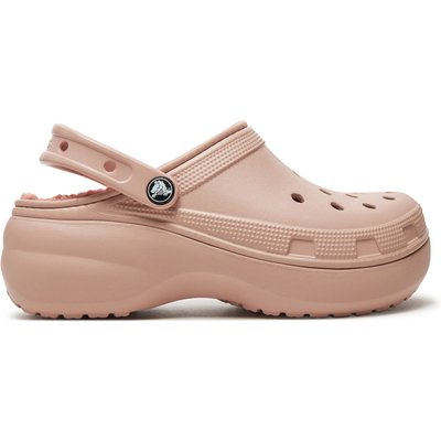 Pantoletten Crocs Classic Platform Lined Clog W 207938 Rosa