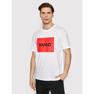 Hugo T-Shirt Dulive222 50467952 Weiß Regular Fit