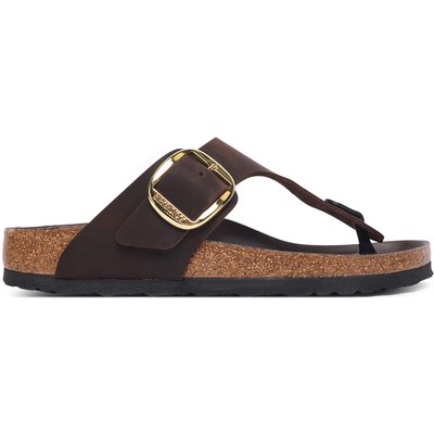 Zehentrenner Birkenstock Gizeh Big Buckle 1033002 Dunkelbraun