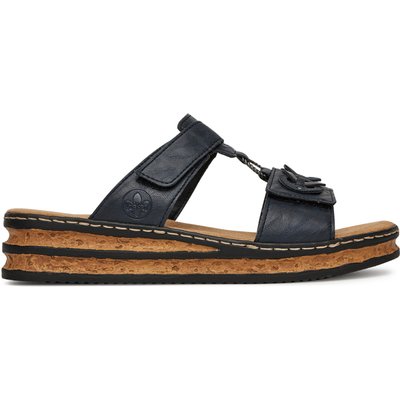 Pantoletten Rieker 62936-14 Dunkelblau