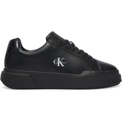 Sneakers Calvin Klein Chunky Cups Laceup Lth Bt Croc HW0HW03223 Schwarz