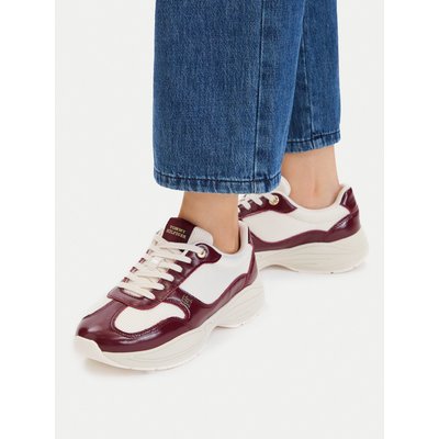 Sneakers Tommy Hilfiger Modern Runner Shiny Leather FW0FW09413 Dunkelrot