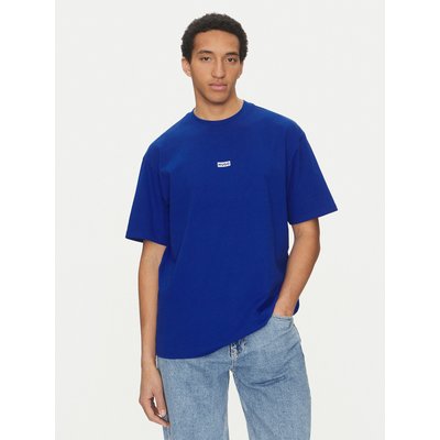 HUGO T-Shirt Nalono 50509776 Blau Loose Fit