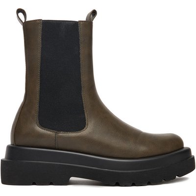 Klassische Stiefeletten DeeZee 7223-1-OLIVE Grün