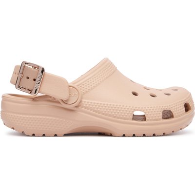 Pantoletten Crocs Classic Metallic Buckle Clog K 214228 Beige