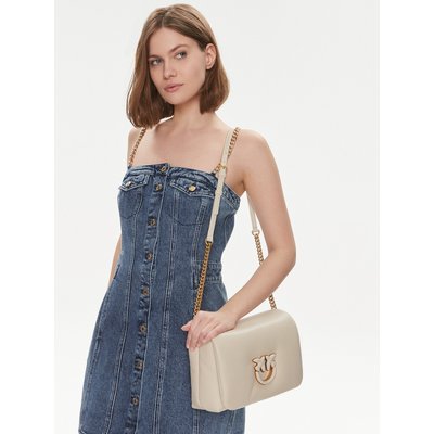 Handtasche PINKO Love Click Puff Classic PE 24 PLTT 101585 A10F Creme