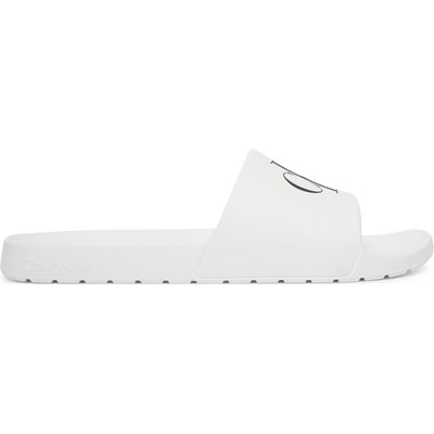 Pantoletten Calvin Klein 3 Slide Molded Eva HM0HM02335 Weiß