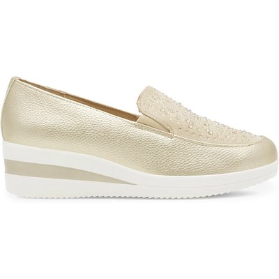 Halbschuhe Clara Barson WYL1711-29 Goldfarben