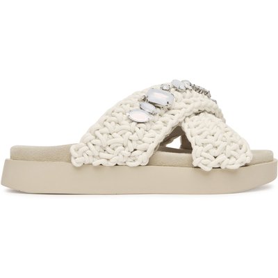 Pantoletten Inuikii Woven Stones 1004.003.0073 Weiß