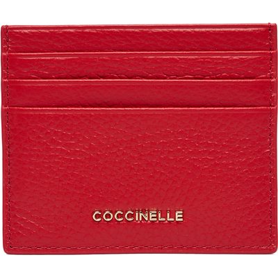 Kreditkartenetui Coccinelle MW5 Metallic Soft E2 MW5 12 95 01 Rot