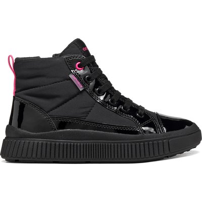 Schnürschuhe Geox J Laquinny Girl B Abx J661JA 0HHFU C9B8L S Schwarz