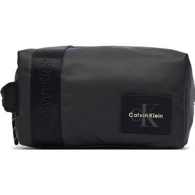 Kosmetiktasche Calvin Klein Rubberized Dopp Kit LV04D1293G Schwarz