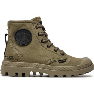 Schnürstiefeletten Palladium Pampa Hi Htg Supply 77356-308-M Grün
