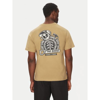 Element T-Shirt ELYZT00519 Khakifarben Regular Fit