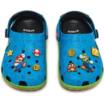 Pantoletten Crocs Super Mario Core Classic Clog 212139 Bunt