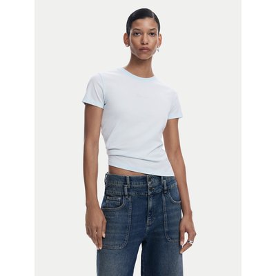 Desigual T-Shirt 25SWTK15 Himmelblau Regular Fit