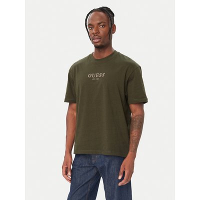 Guess T-Shirt M6BI55 K6192 Dunkelgrün Oversize