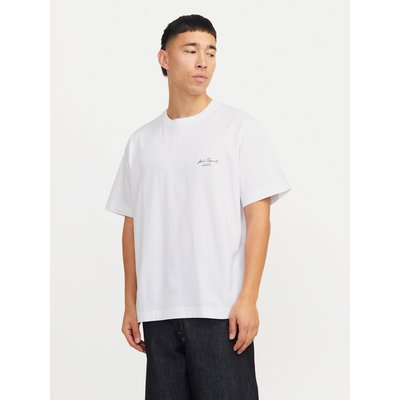 Jack & Jones T-Shirt Islington 12273015 Weiß Loose Fit