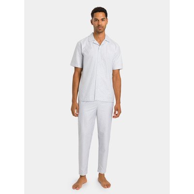 Hanro Pyjama 75766 Weiß Regular Fit