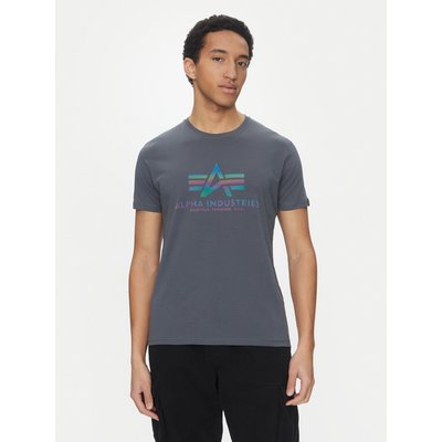 Alpha Industries T-Shirt Basic 100501 Grau Regular Fit