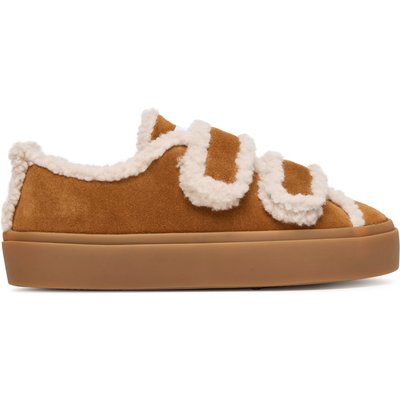 Sneakers Inuikii Shearling Low Velcro 1001.001.0231 Braun