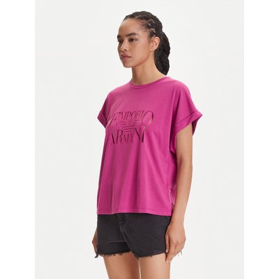 Emporio Armani T-Shirt EW000616 AF12187 UA227 Rosa Loose Fit