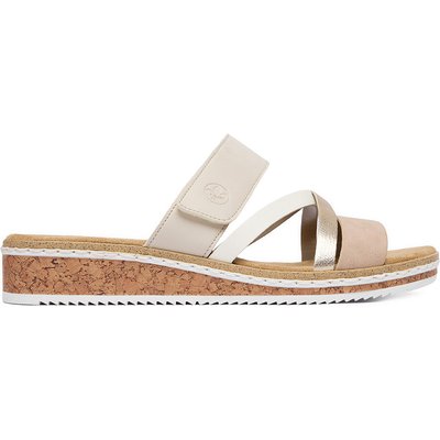 Pantoletten Rieker CEO-V3652-94 Hellbeige