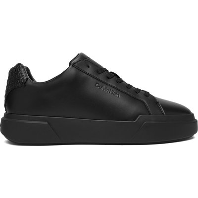 Sneakers Calvin Klein Chunky Cupsole Laceup Lth Bt Aop HM0HM02070 Schwarz