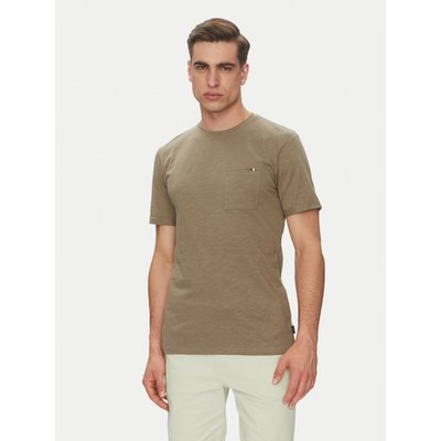INDICODE T-Shirt Inandorra 41-104 Khakifarben Regular Fit