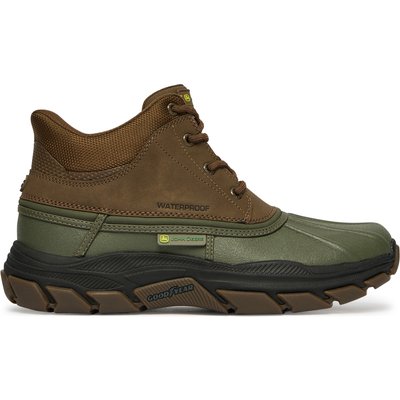 Schnürschuhe Skechers Respected - Swamper 256026/OLBR Braun
