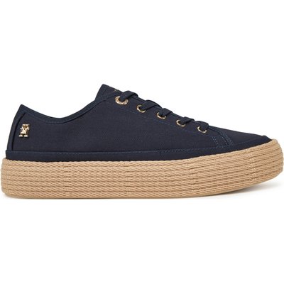 Espadrilles Tommy Hilfiger Vulc Espadrille Sneaker FW0FW08404 Dunkelblau