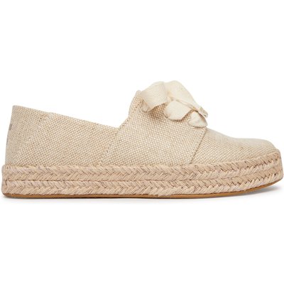 Espadrilles Toms Carolina Lace Up 10023062 Beige