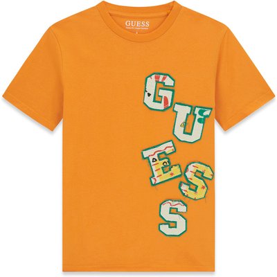 Guess T-Shirt L6GI02 K8HM4 Orange Relaxed Fit