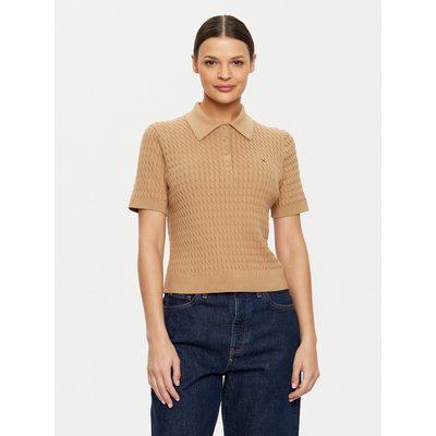 Tommy Hilfiger Poloshirt WW0WW43957 Beige Regular Fit