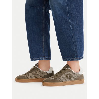 Sneakers Guess FLTJAC LEA12 Khakifarben