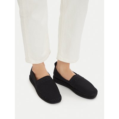 Espadrilles Calvin Klein Oblique Espadrille Webbing HW0HW02934 Schwarz