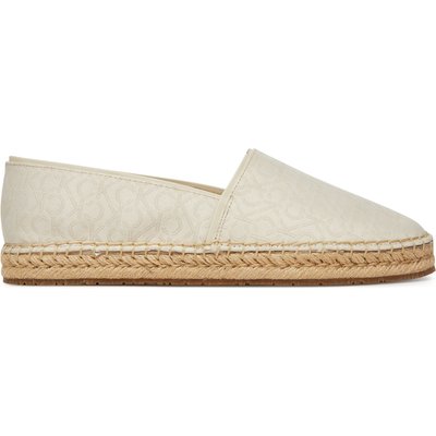 Espadrilles Calvin Klein Flat Espadrille - Jacq HW0HW02467 Écru