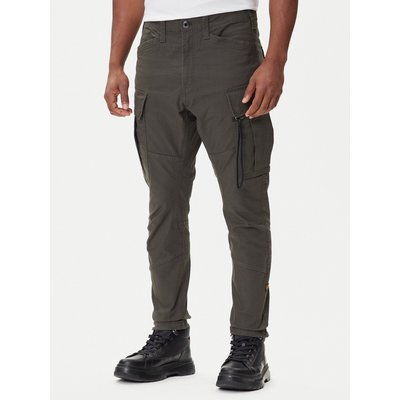 G-Star Raw Stoffhose Zip Pocket 3D D24307-E172 Grün Skinny Fit