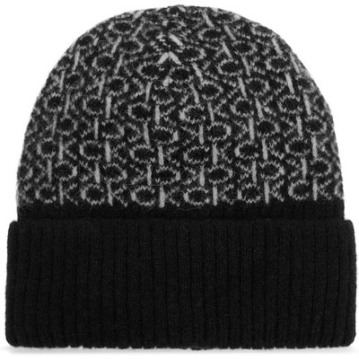 Mütze Calvin Klein Monogram Fold K60K612595 Schwarz
