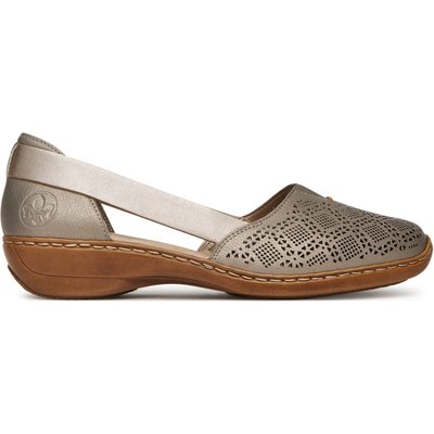 Halbschuhe Rieker CEO-41351-90 Beige