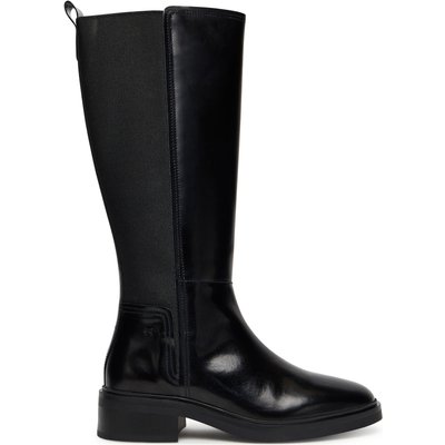 Stiefel Tommy Hilfiger Th Minimal Abrasivato Long Boot FW0FW08979 Schwarz