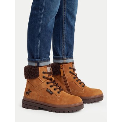 Schnürschuhe Beverly Hills Polo Club EO-CS6715-02 Hellbraun