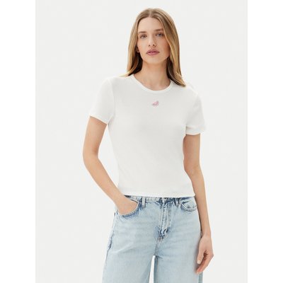 ONLY T-Shirt Daniella 15350554 Weiß Slim Fit